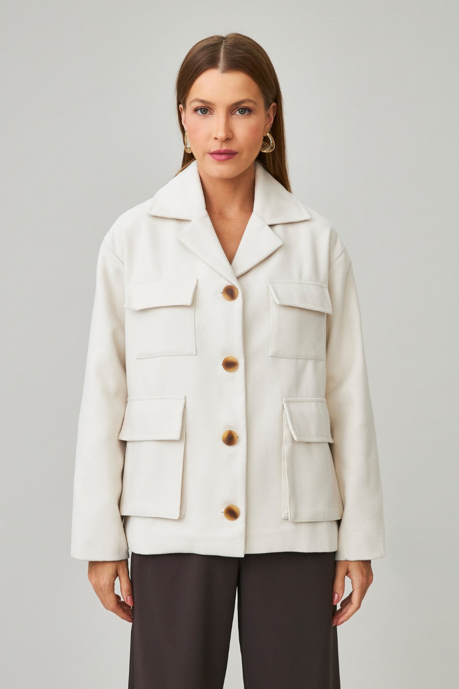 Casaco Charlotte Off White - Casacos | UP22