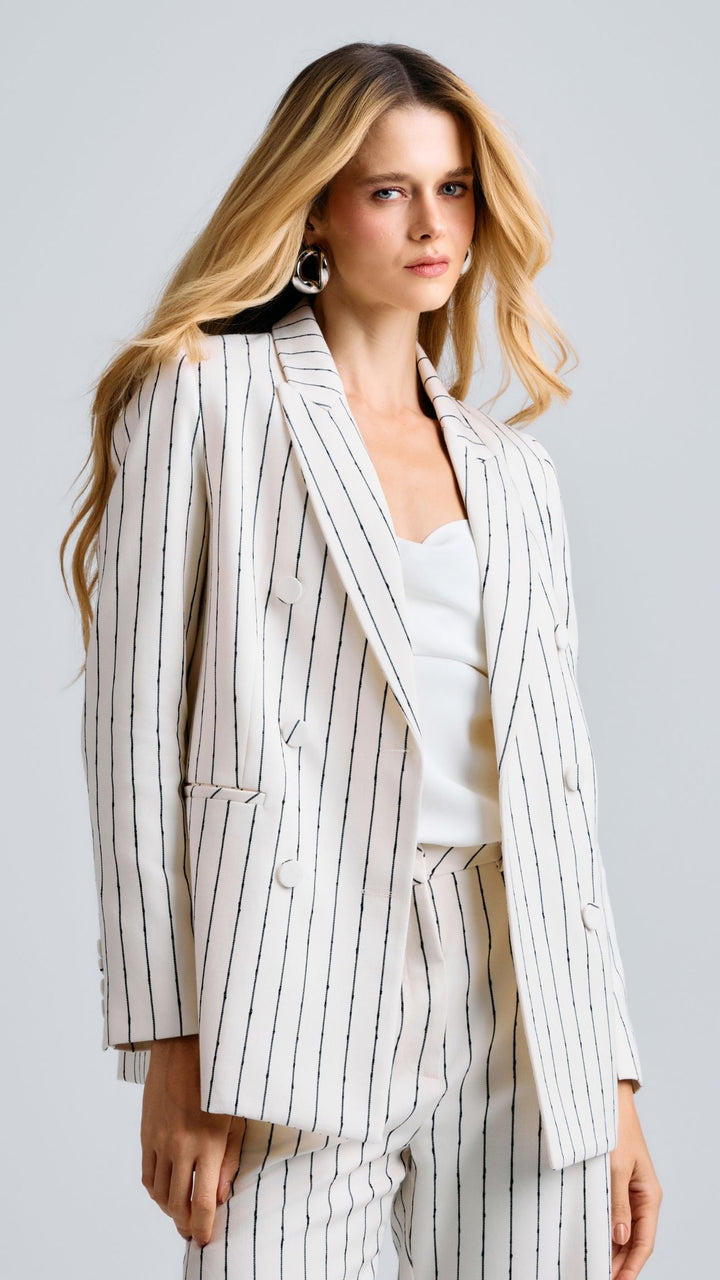 Blazer de Alfaiataria Alice Off White
