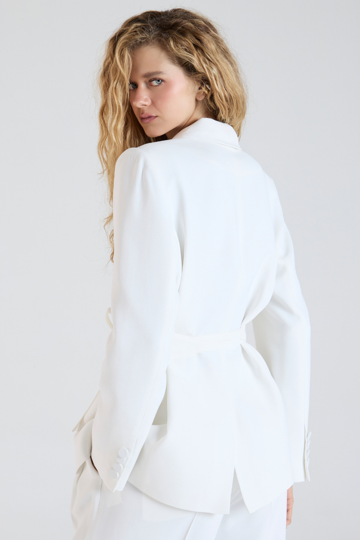 Blazer de Alfaiataria Connie Off White