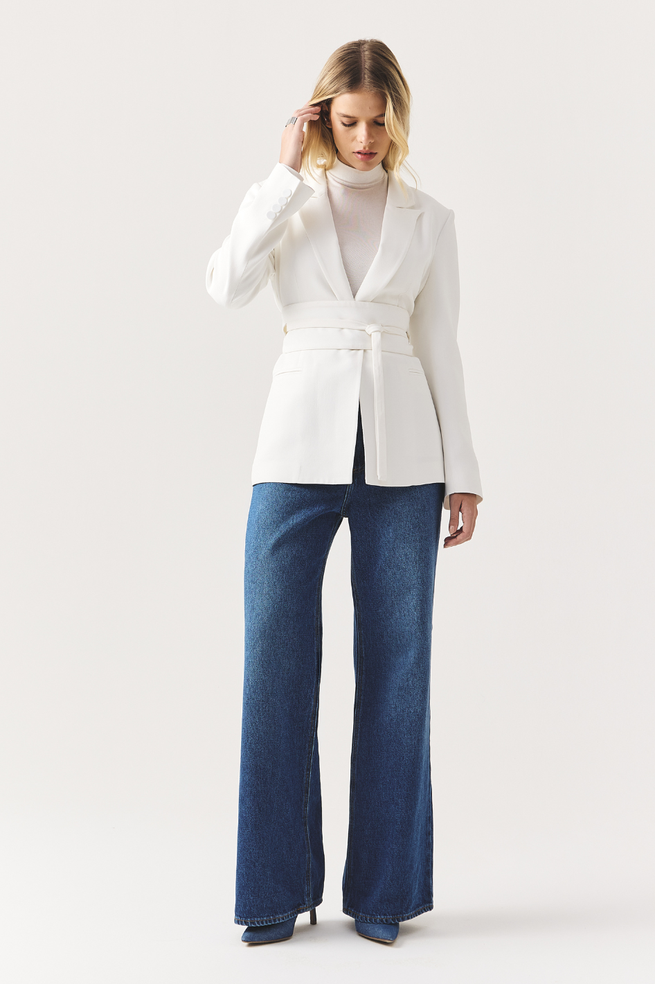 Blazer de Alfaiataria Connie Off White