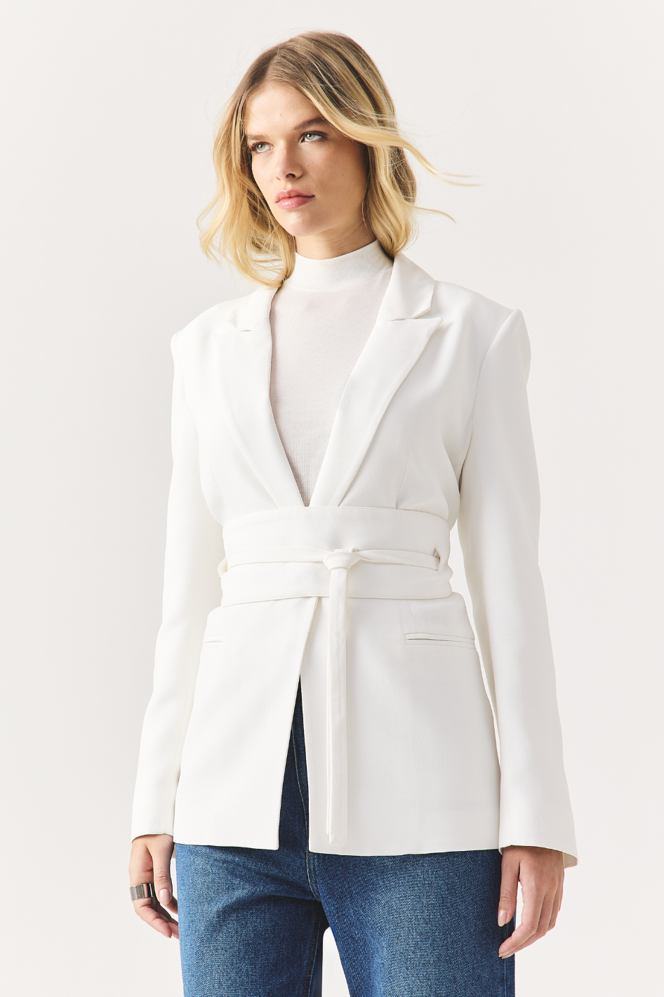Blazer de Alfaiataria Connie Off White