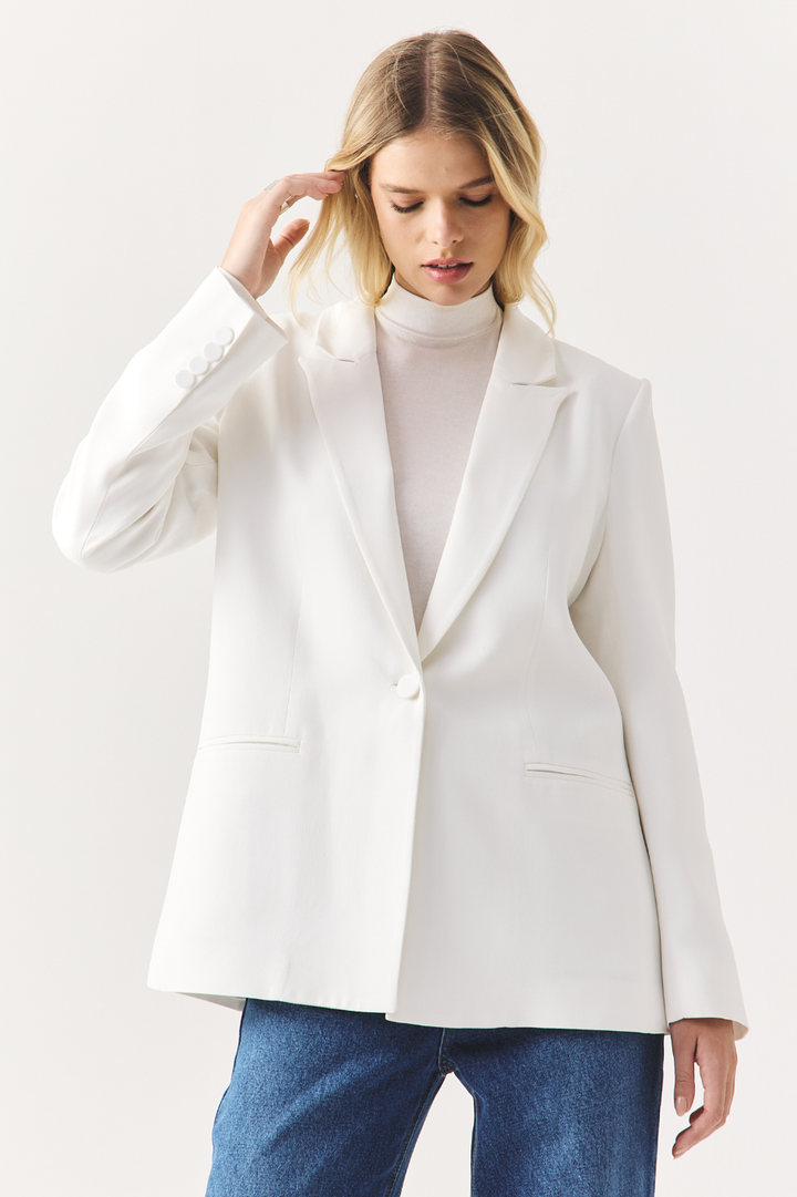 Blazer de Alfaiataria Connie Off White