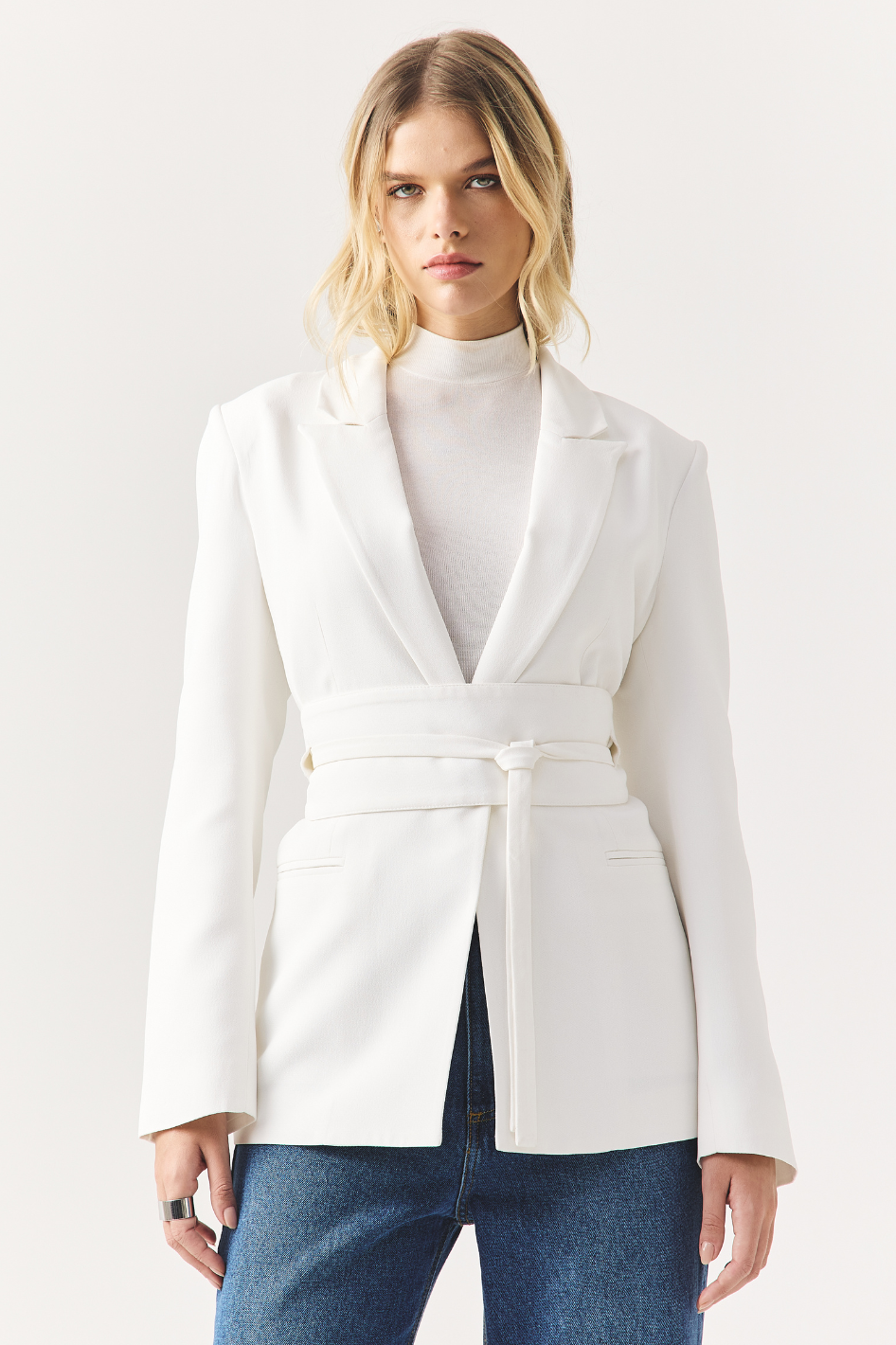 Blazer de Alfaiataria Connie Off White