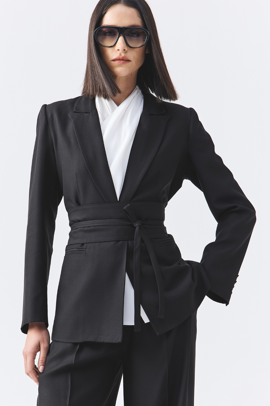 Blazer de Alfaiataria Connie Preto