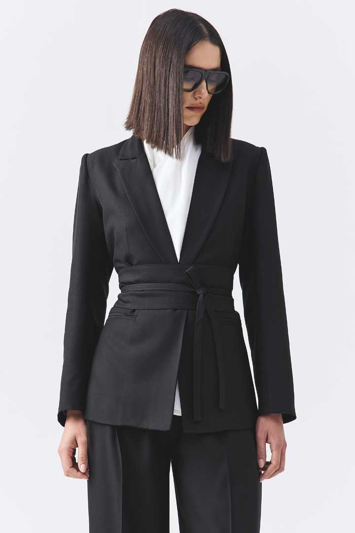 Blazer de Alfaiataria Connie Preto