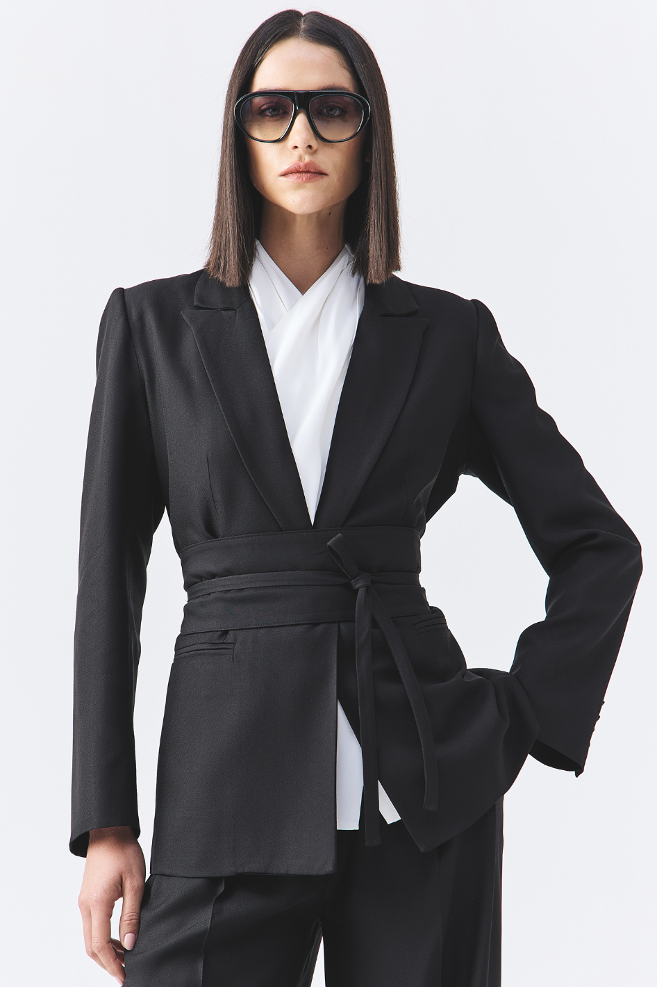 Blazer de Alfaiataria Connie Preto