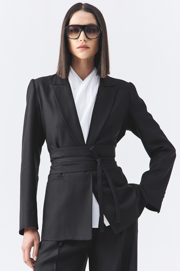 Blazer de Alfaiataria Connie Preto