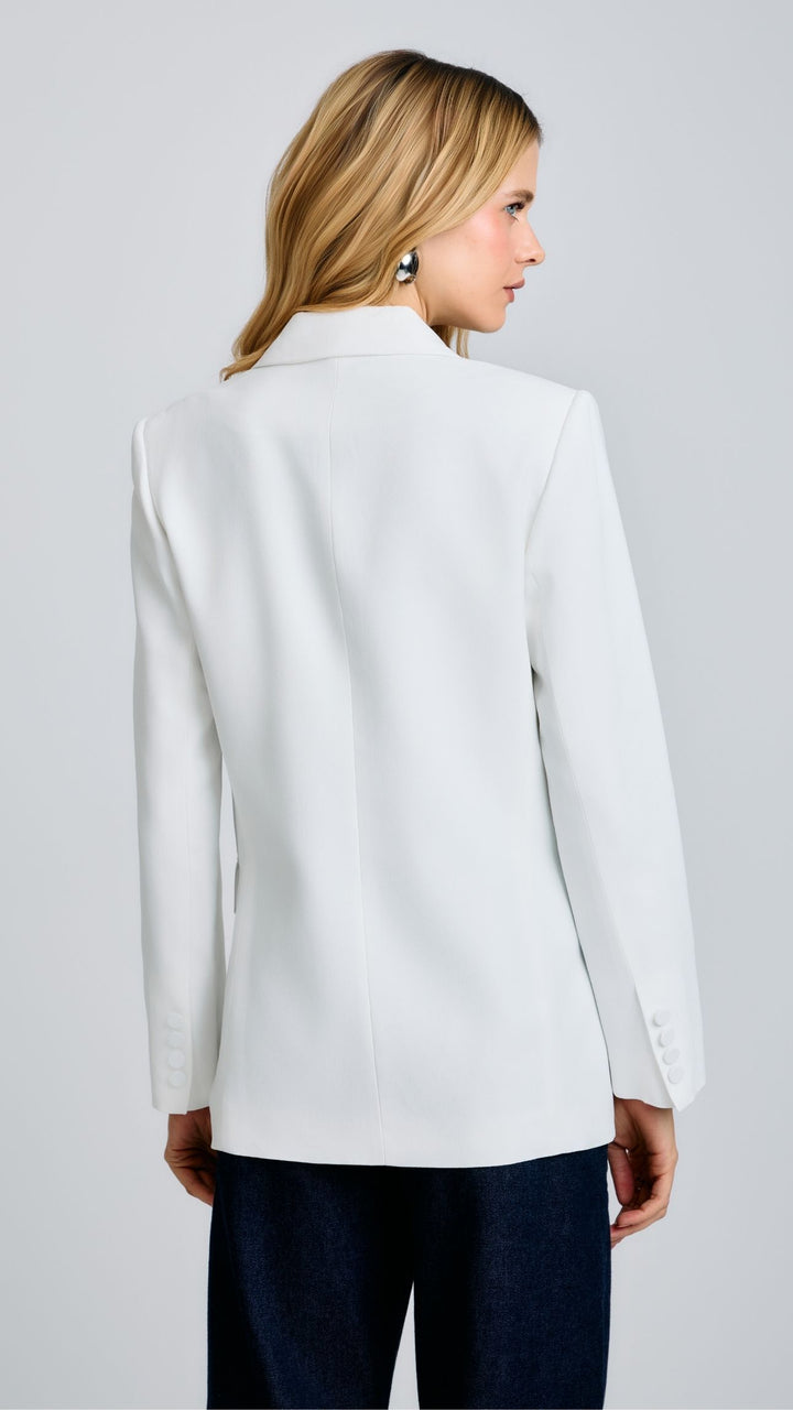Blazer de Alfaiataria NEW Off White Aurora