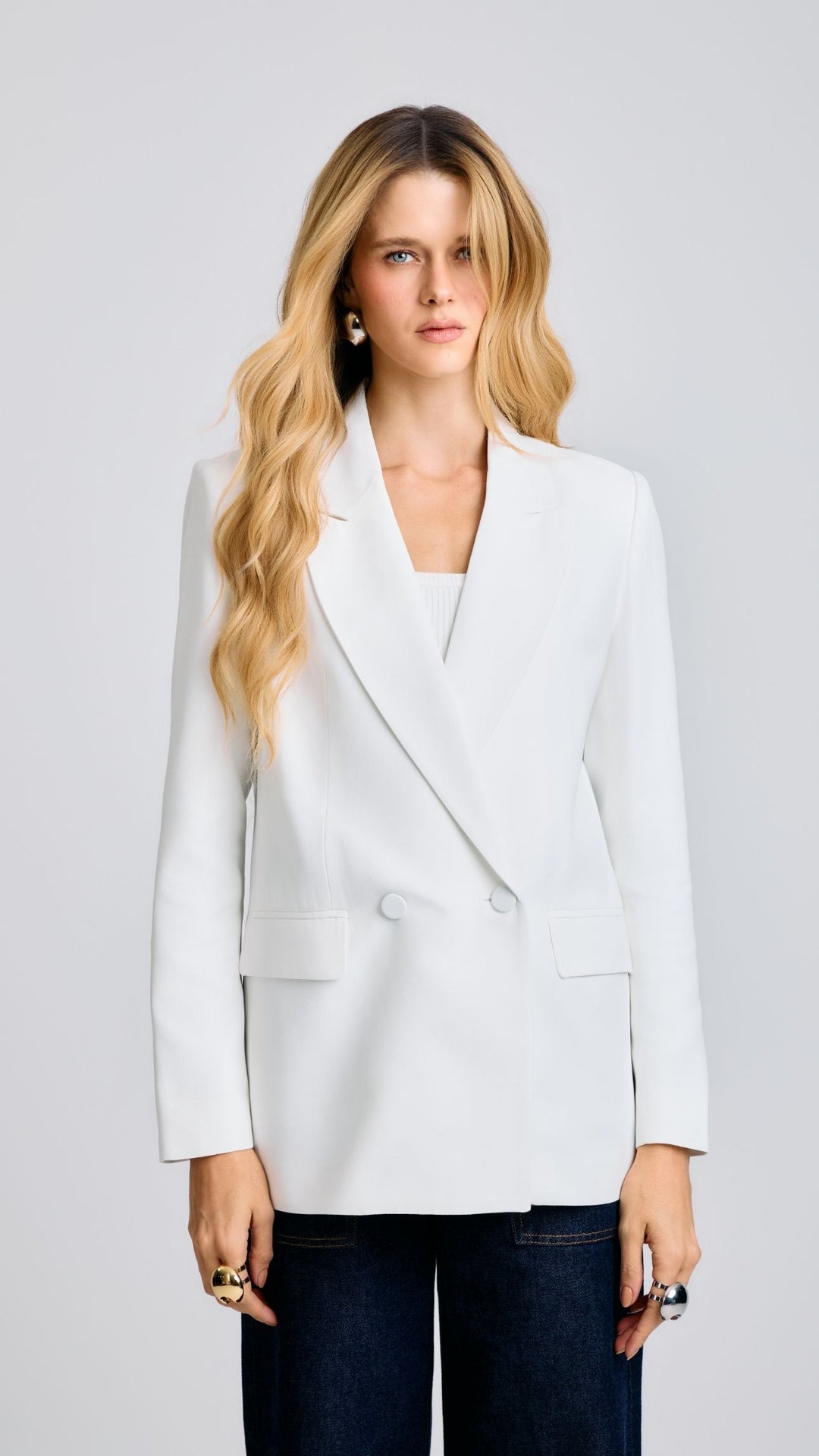 Blazer de Alfaiataria NEW Off White Aurora