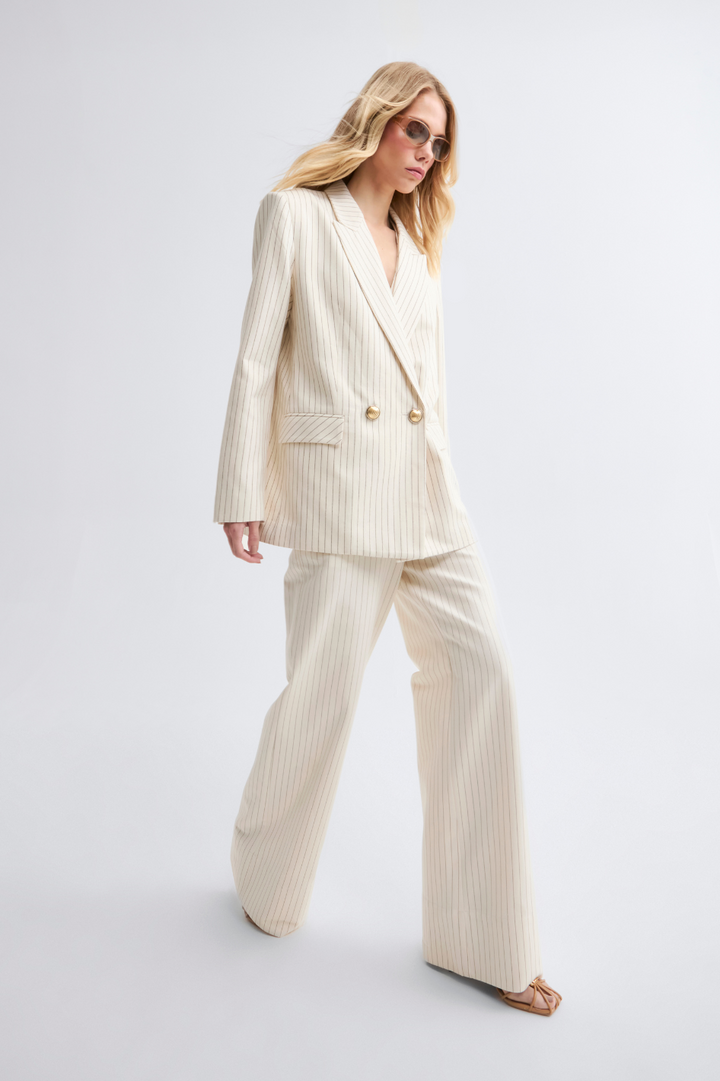 Calça de Alfaiataria Off White Mabel