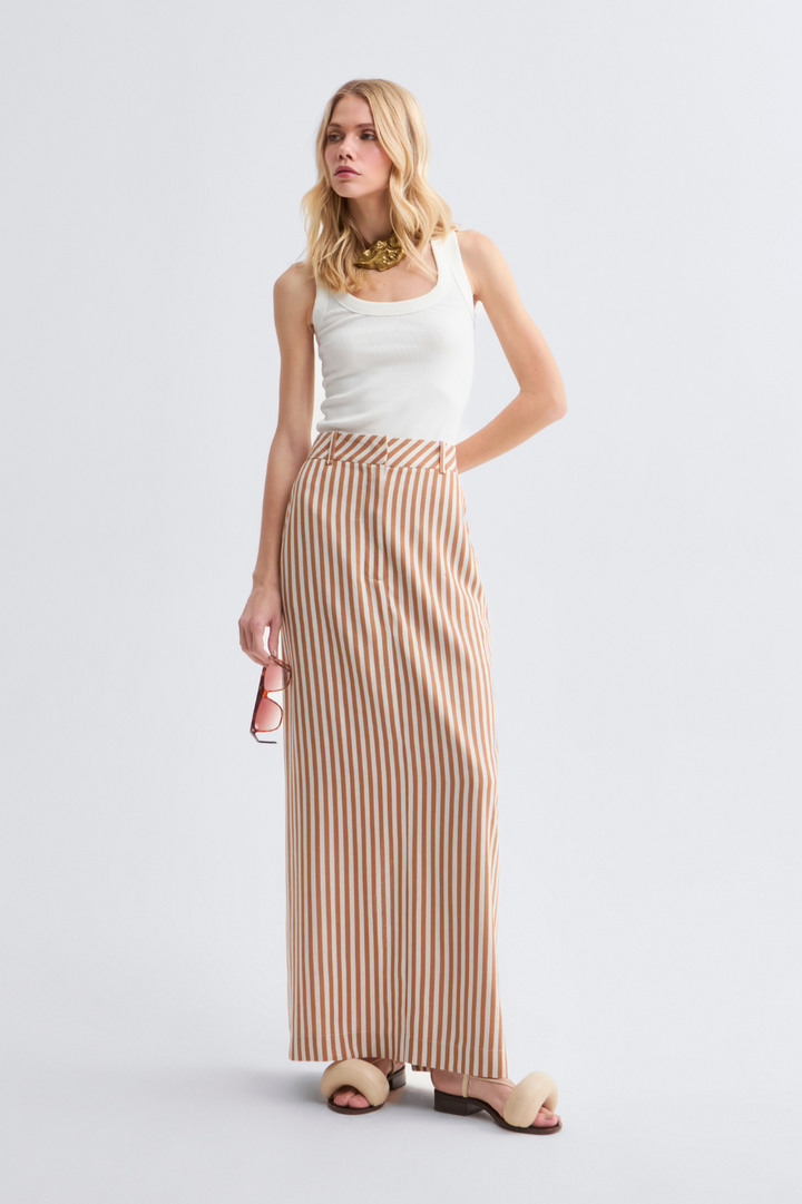 Blusa Canelada Off White Clarissa