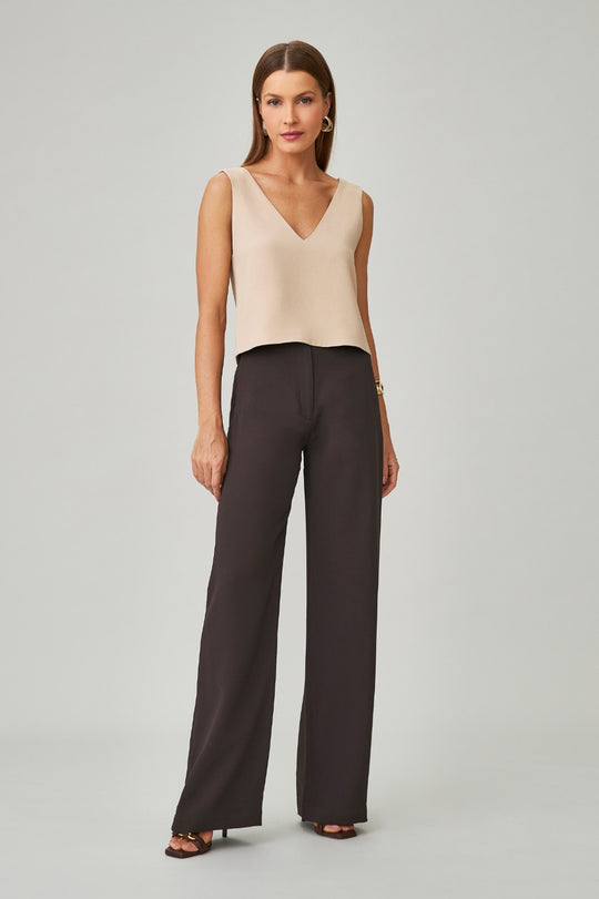 Blusa de Alfaiataria Bege Selena