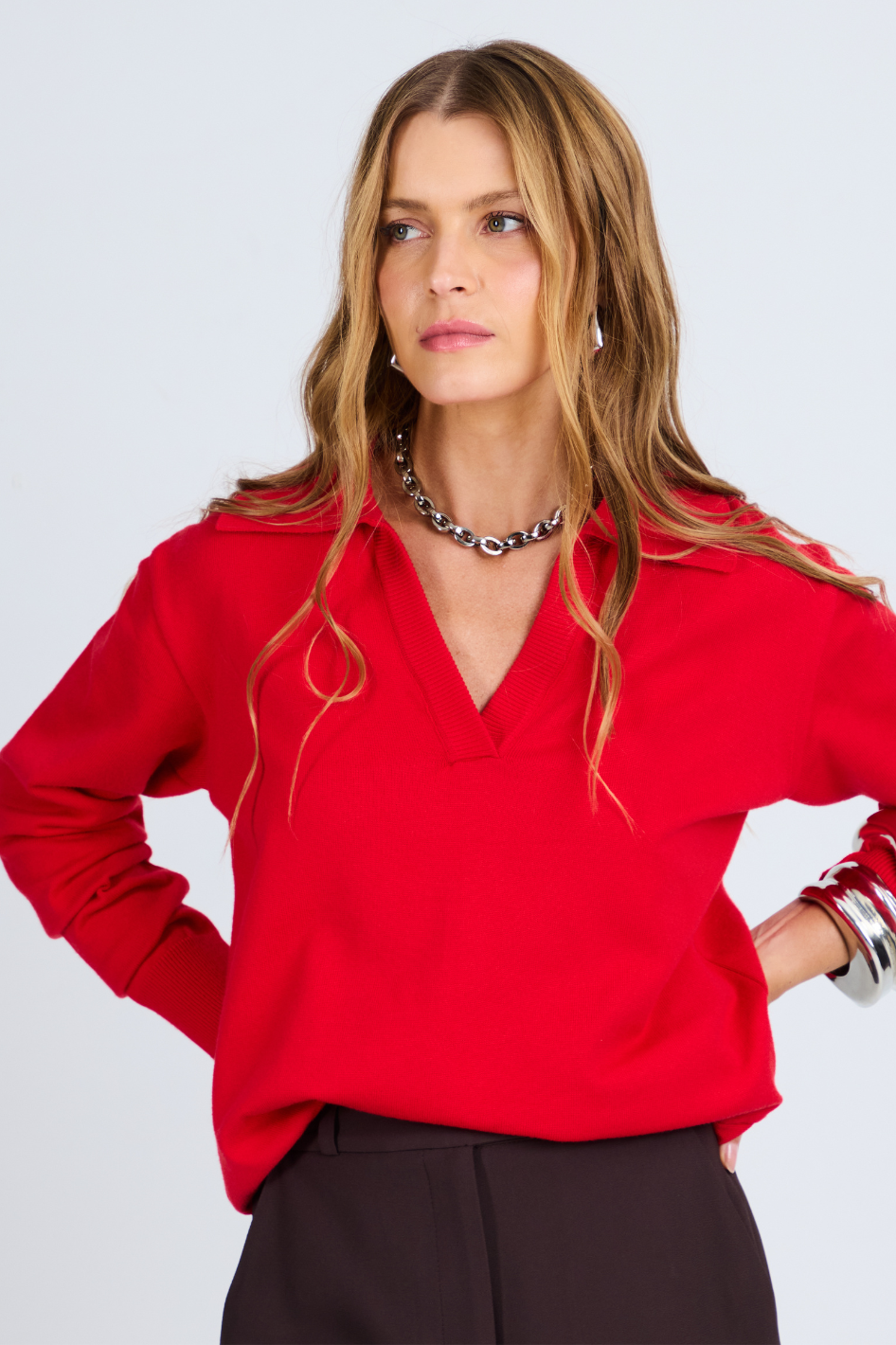 Blusa Tricot Alice Vermelho