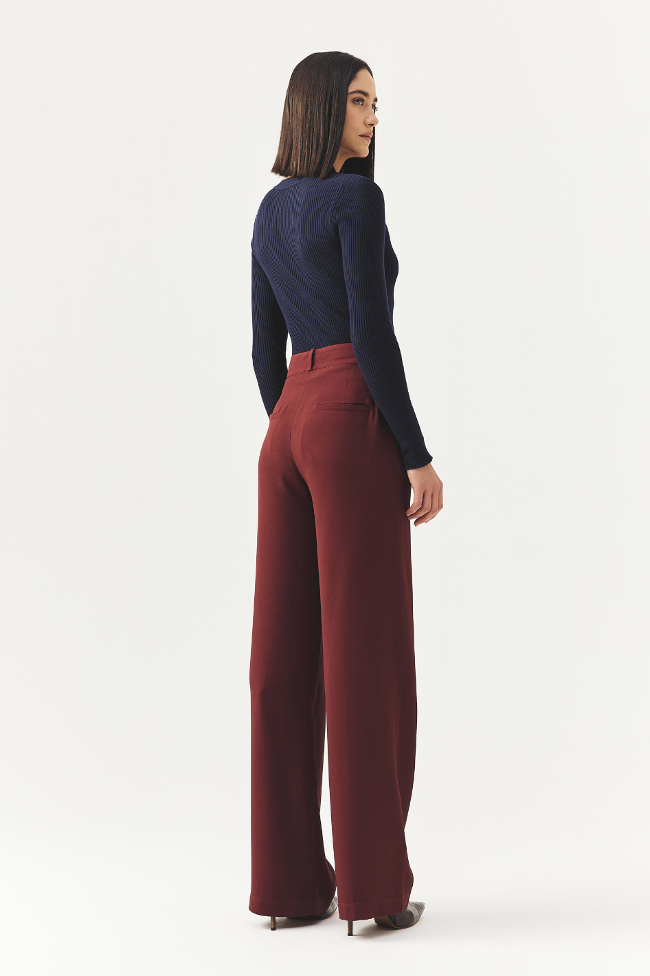Blusa Tricot Luna Azul Marinho
