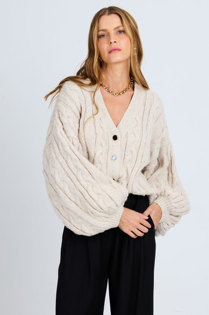 Blusa Tricot Margot Bege