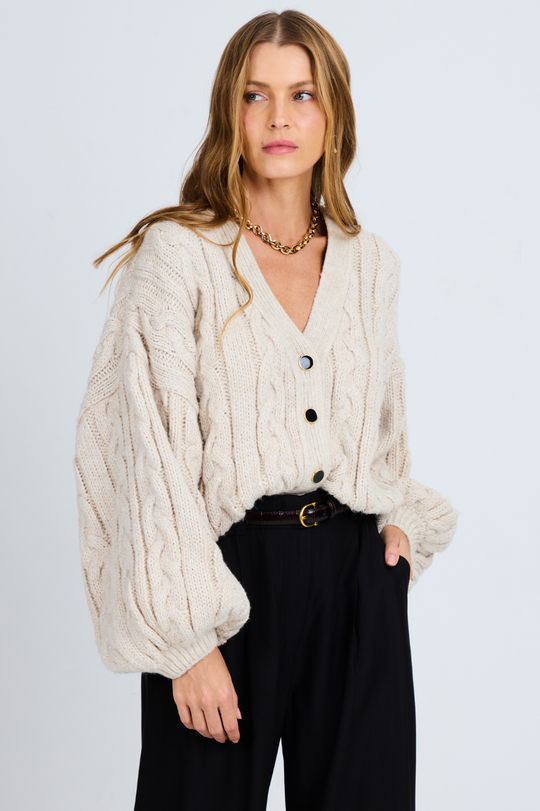 Blusa Tricot Margot Bege