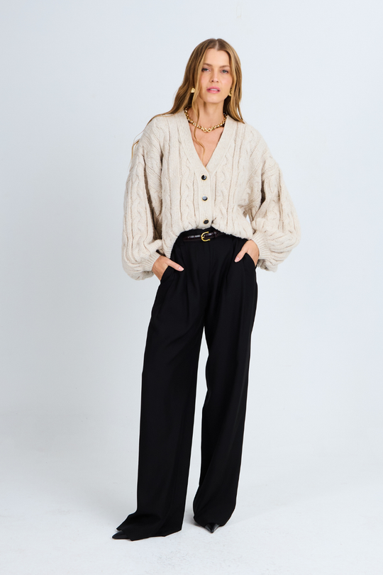 Blusa Tricot Margot Bege
