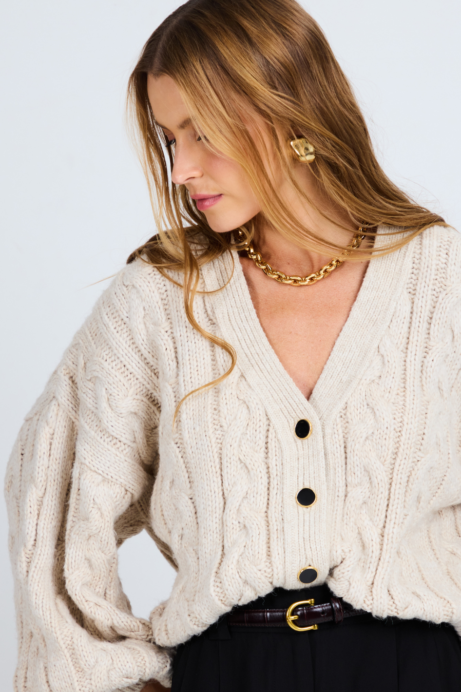 Blusa Tricot Margot Bege