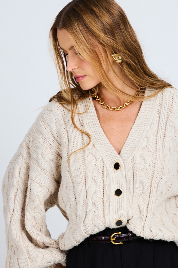 Blusa Tricot Margot Bege