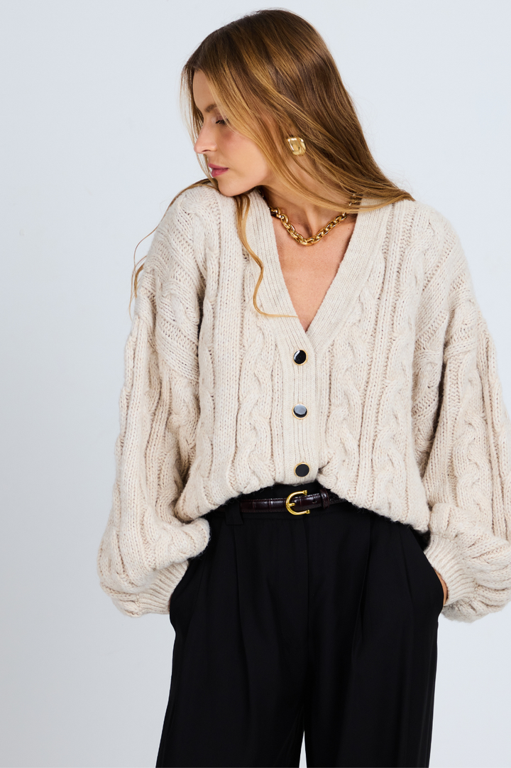Blusa Tricot Margot Bege
