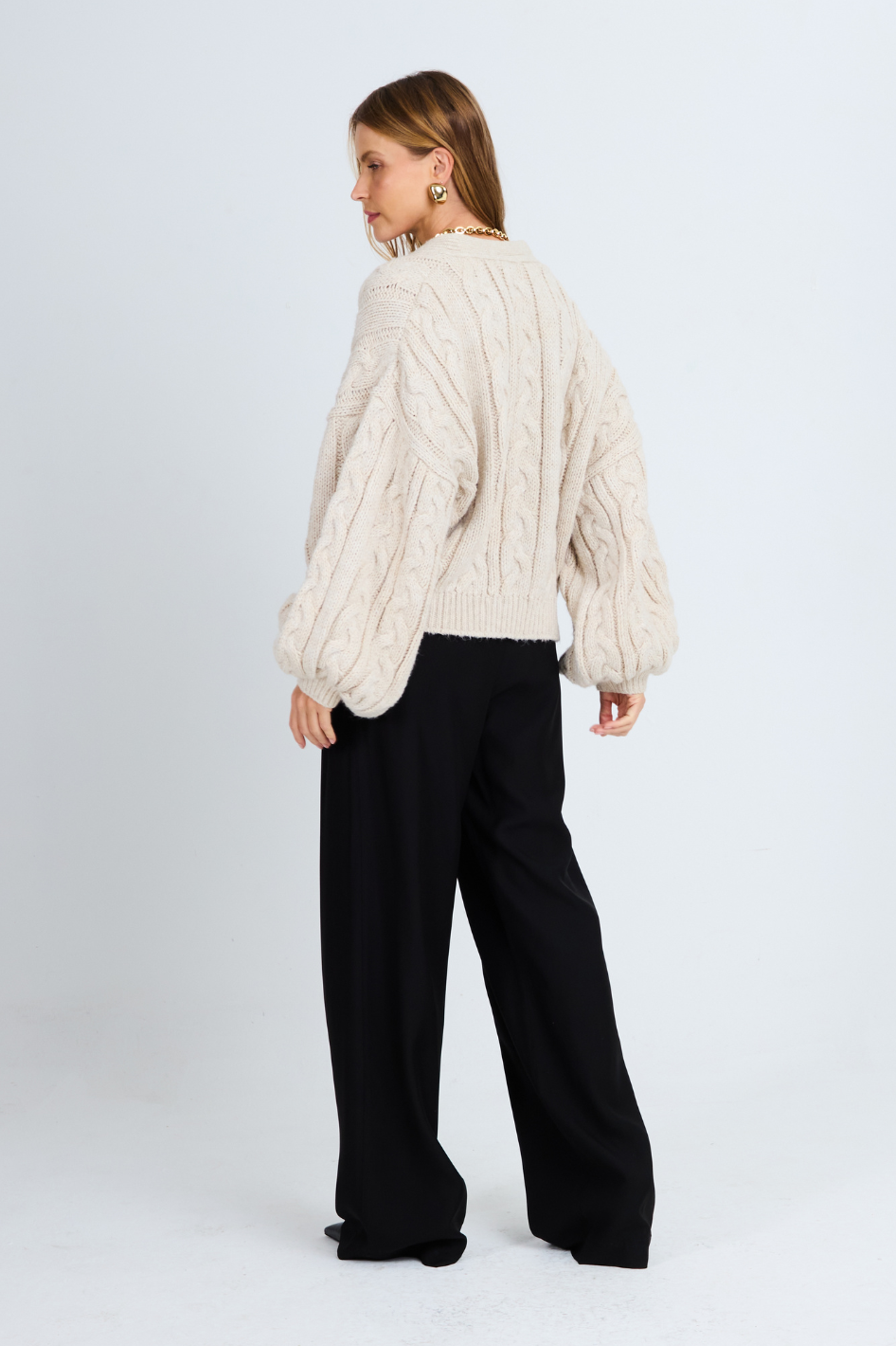 Blusa Tricot Margot Bege