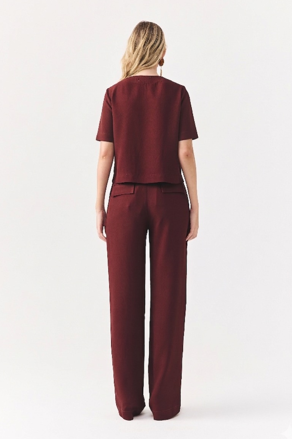 Blusa de Alfaiataria Domenica Wine