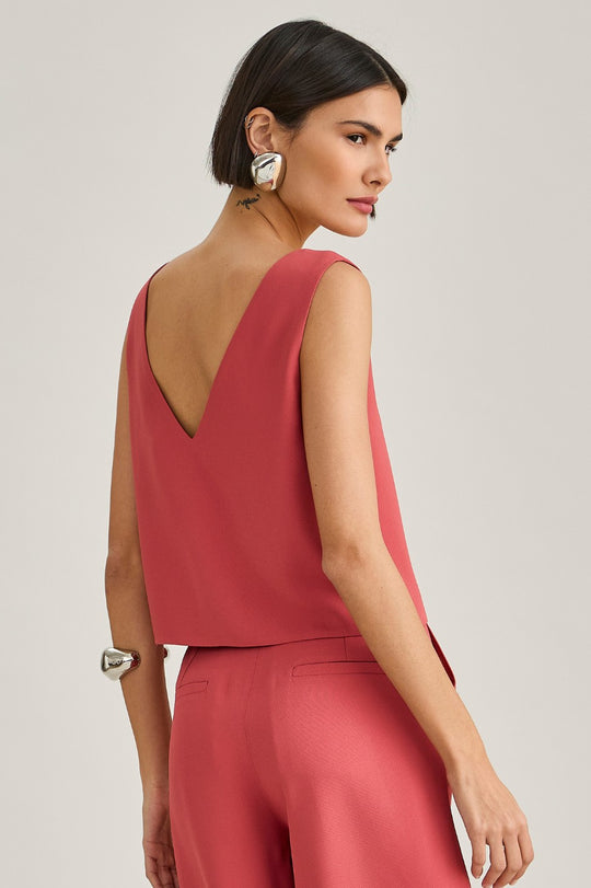 Blusa de Alfaiataria Goiaba Selena