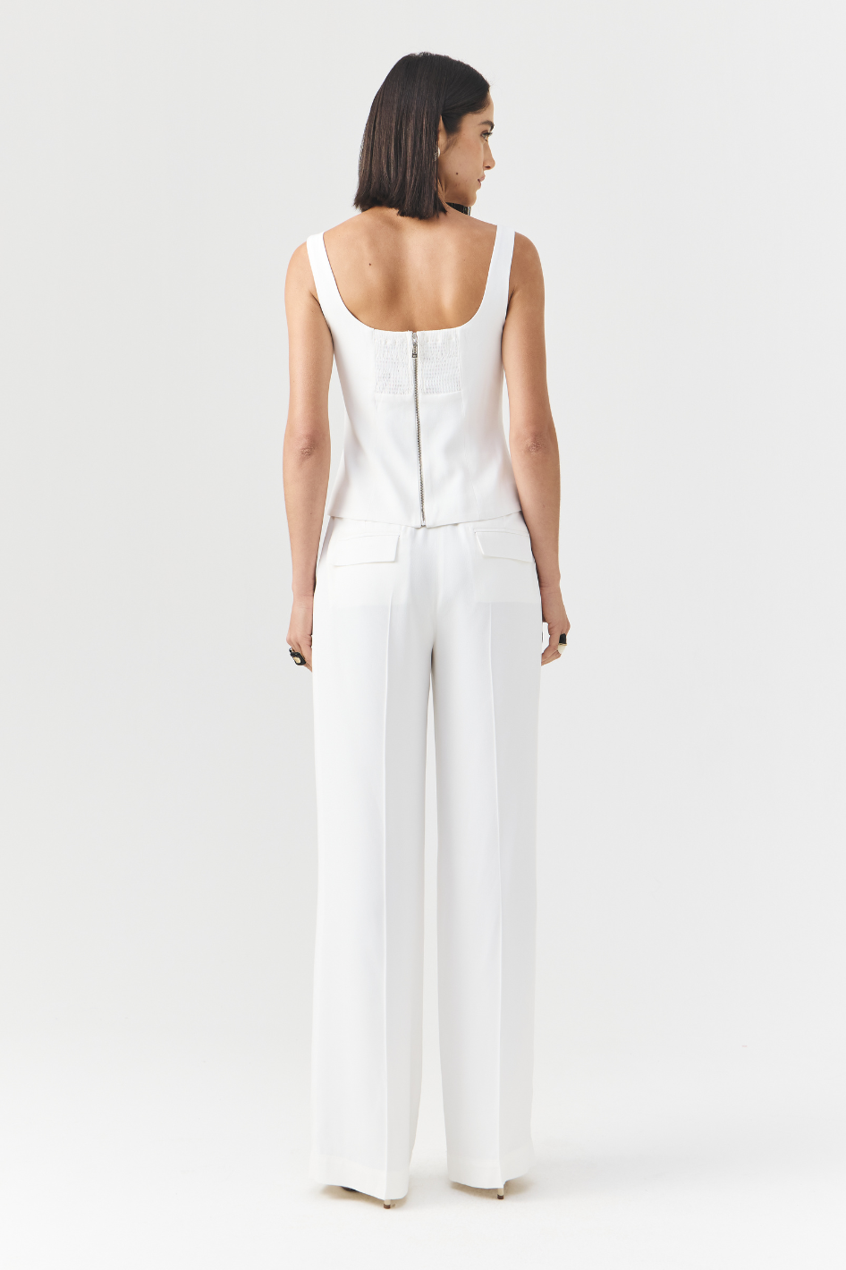 Blusa de Alfaiataria Melissa Off White