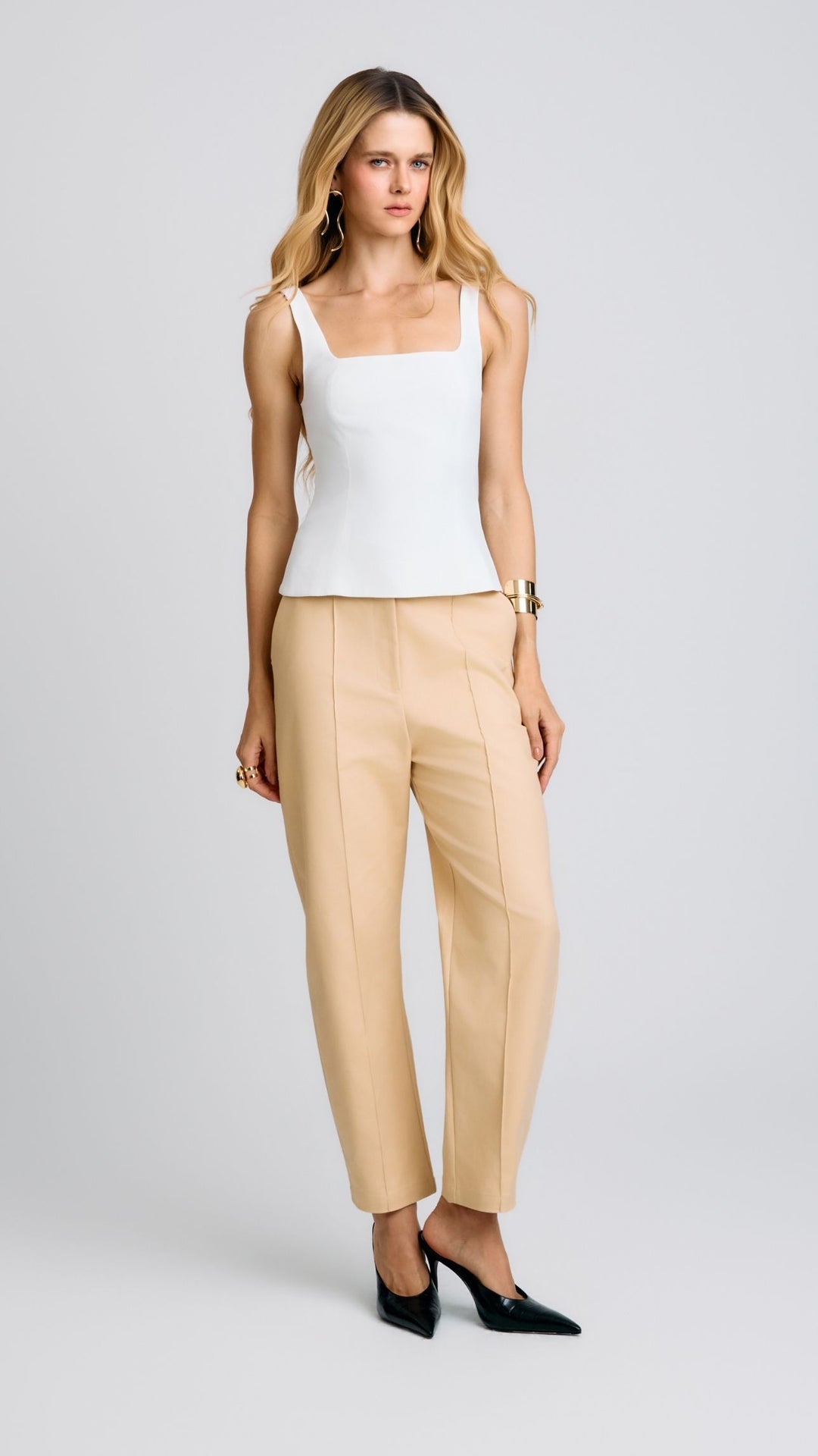 Blusa de Alfaiataria Melissa Off White