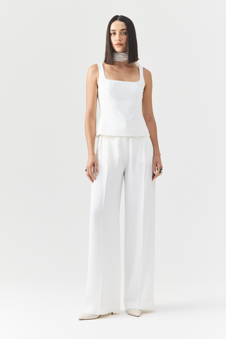 Blusa de Alfaiataria Melissa Off White