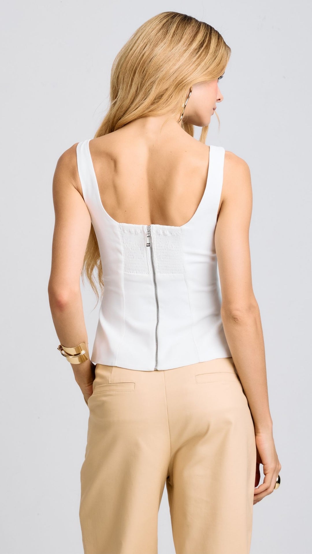 Blusa de Alfaiataria Melissa Off White