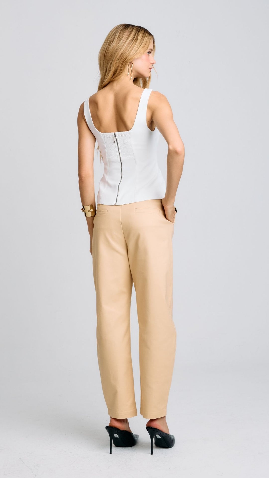 Blusa de Alfaiataria Melissa Off White