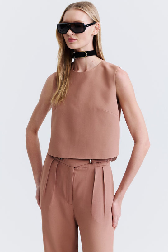 Blusa de Alfaiataria Mocha Mouse Samira