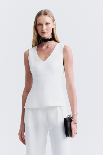 Blusa de Alfaiataria New Off White Nani em alfaiataria