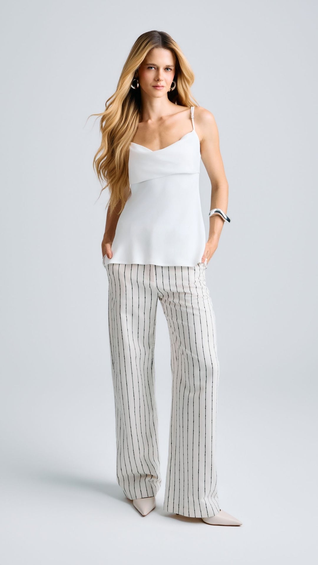 Blusa de Alfaiataria Nicky Off White