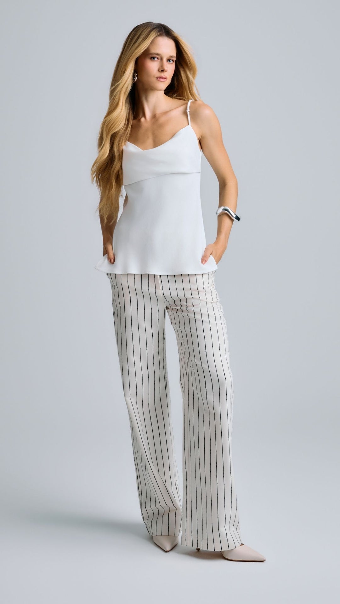 Blusa de Alfaiataria Nicky Off White
