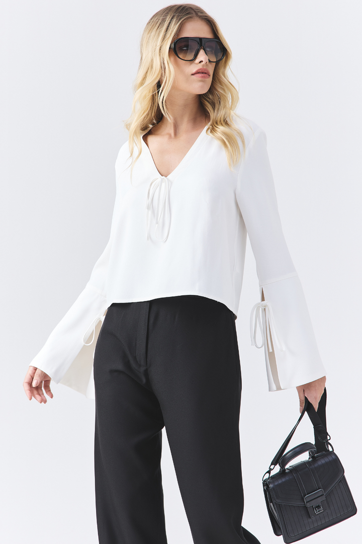 Blusa de Alfaiataria Nina Off White