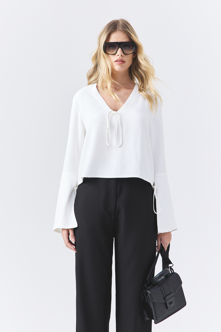 Blusa de Alfaiataria Nina Off White