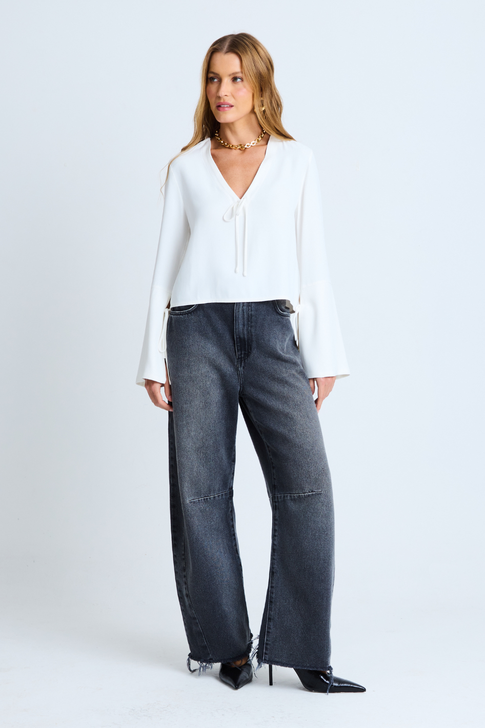 Blusa de Alfaiataria Nina Off White