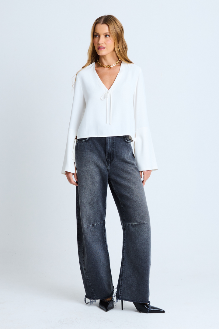 Blusa de Alfaiataria Nina Off White