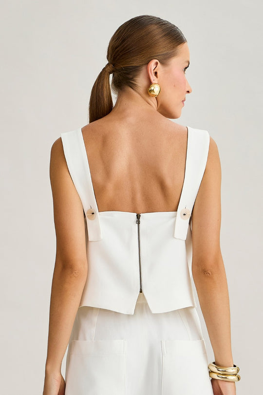 Blusa de Alfaiataria NEW Off Amy