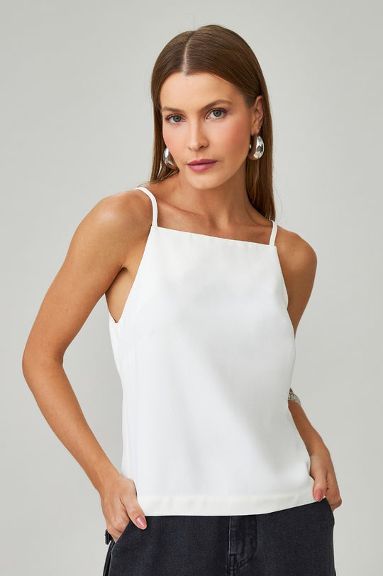 Blusa de Alfaiataria Off Daniela