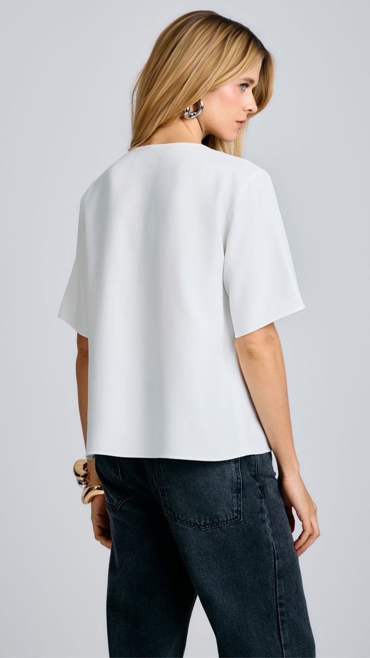 Blusa de Alfaiataria Olga Off White