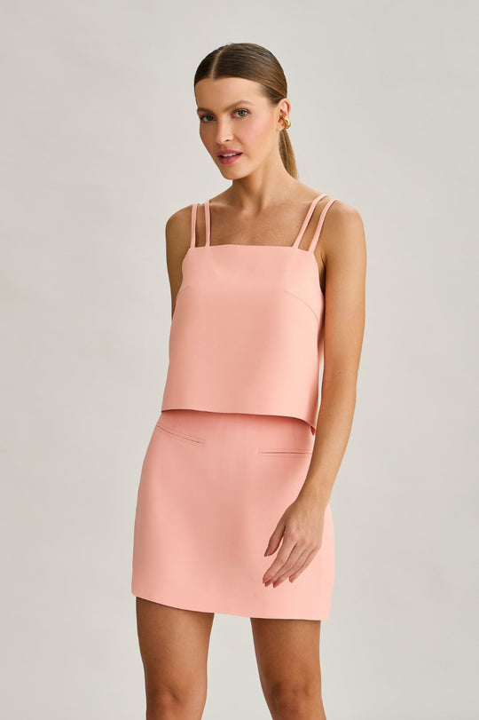 Blusa de Alfaiataria Peach Luana
