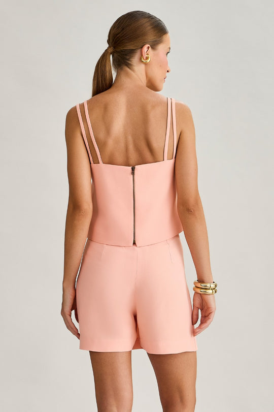 Blusa de Alfaiataria Peach Luana