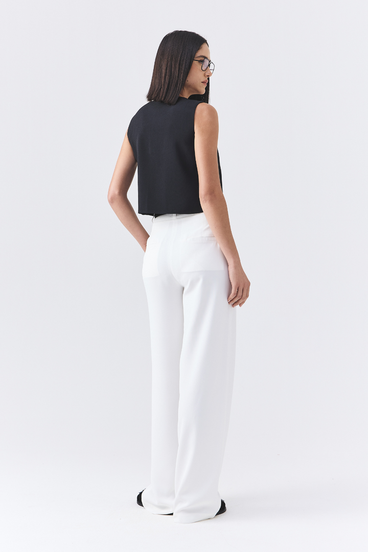 Blusa de Alfaiataria Preta Alana