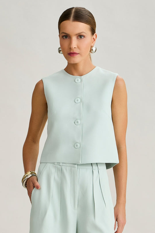 Blusa de Alfaiataria Verde Marta