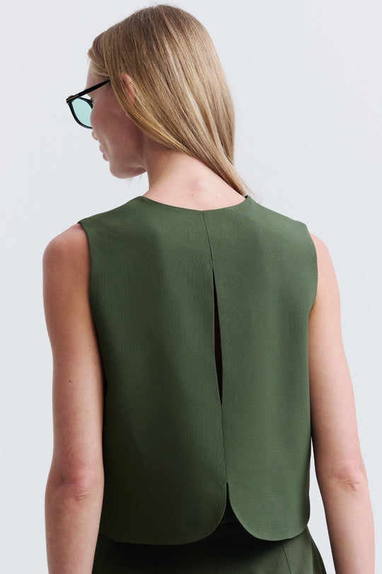 Blusa de Alfaiataria Verde Samira