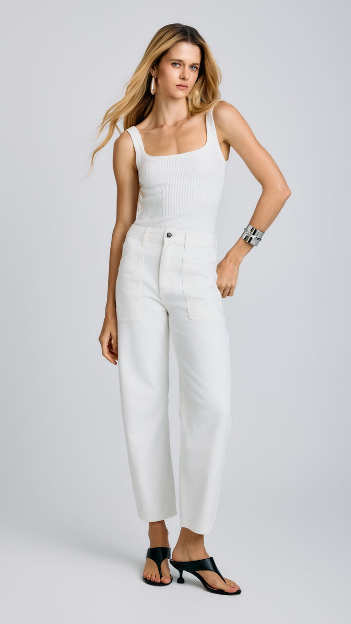 Calça Jeans Livia Off White