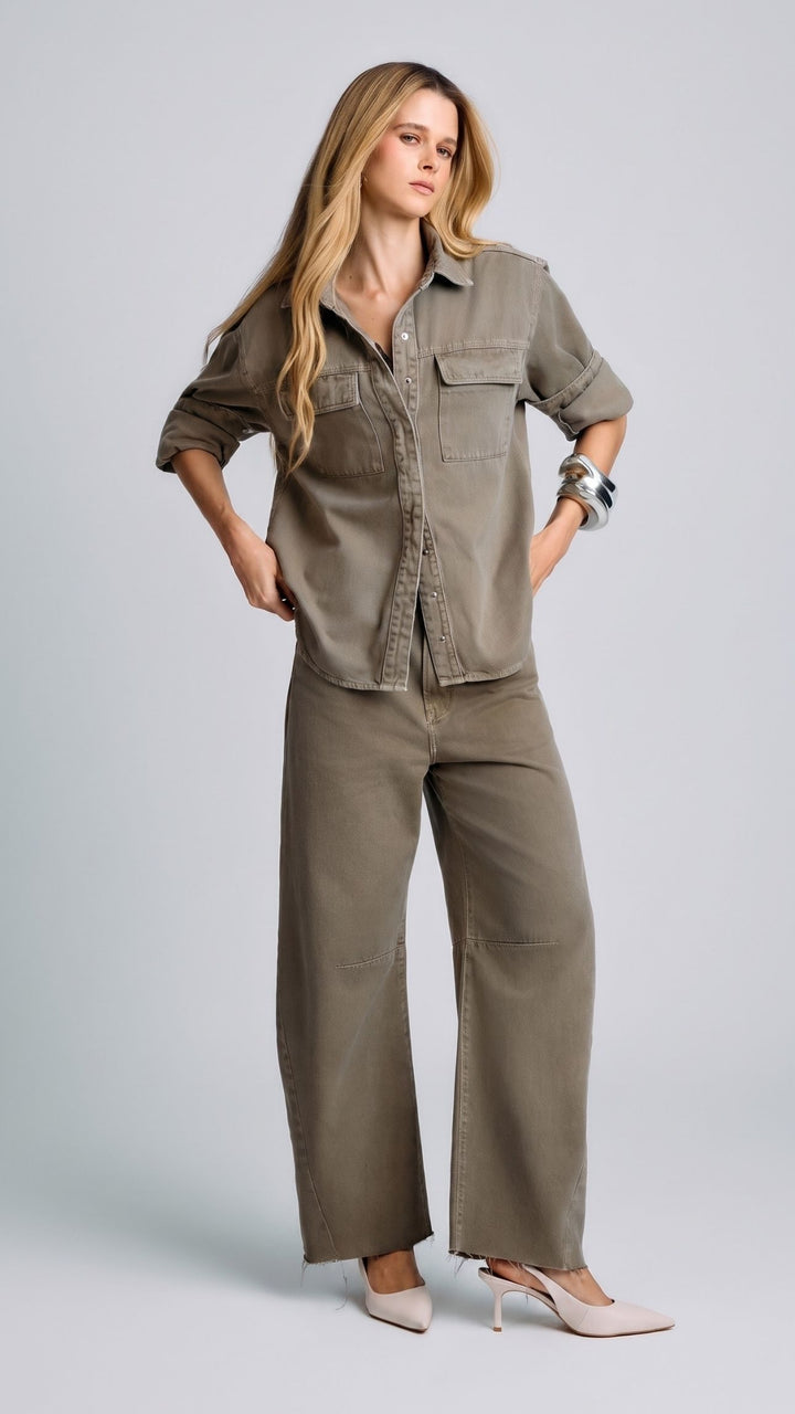 Calça Jeans Rob Verde Militar